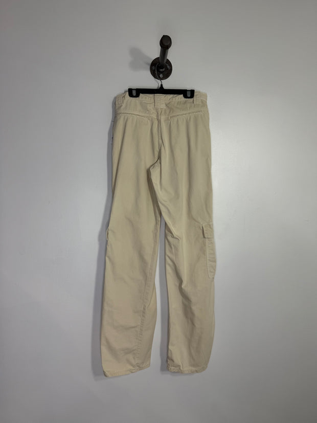 Zara Nude Cargo Pants
