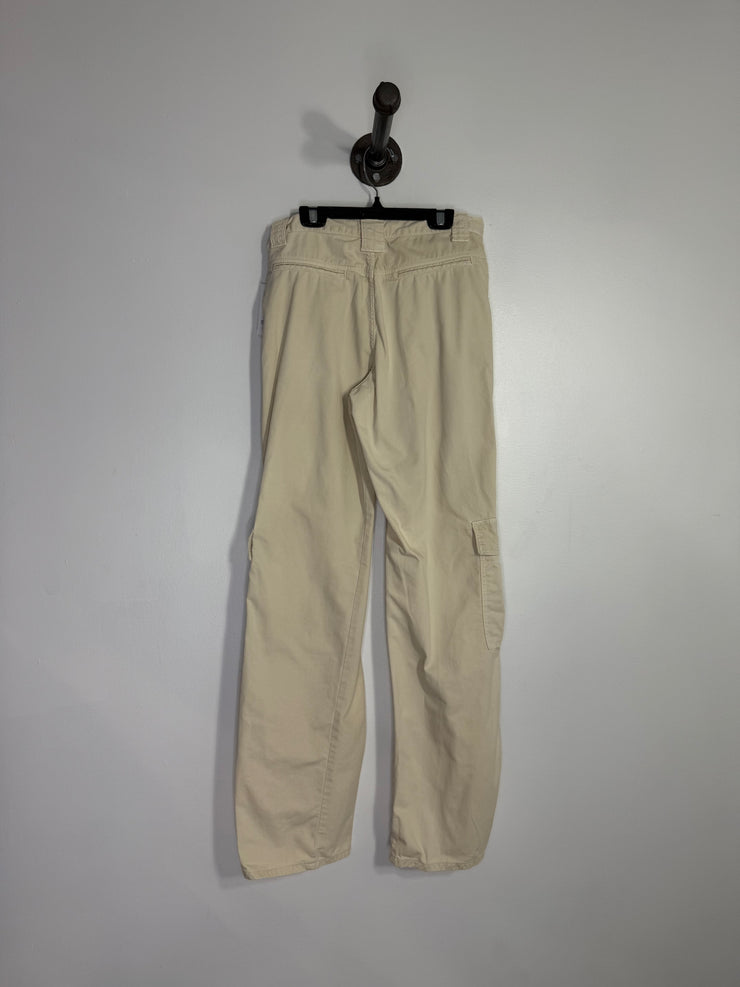 Zara Nude Cargo Pants