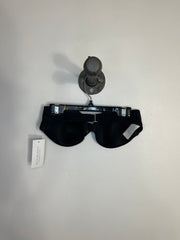 Conjunto de bikini sin tirantes negro A&amp;F