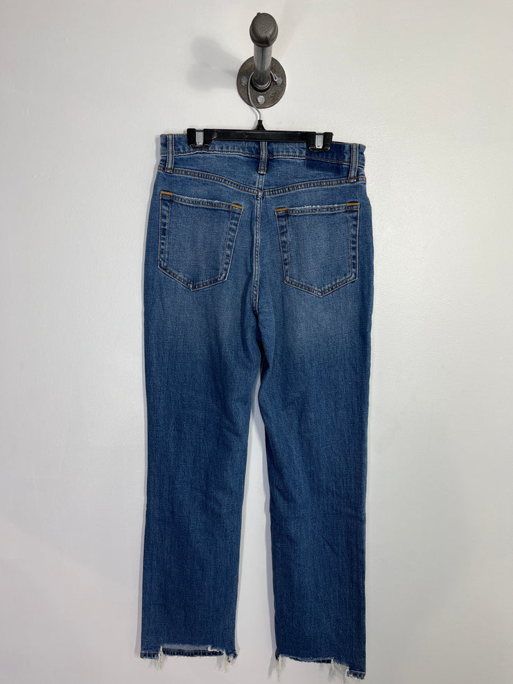 Abercr. Ripped Straight Jeans