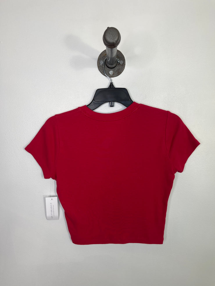 Hollister Red Baby Tee