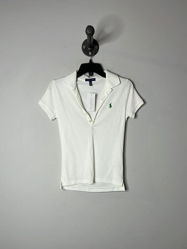 Ralph Lauren White Collar Tee