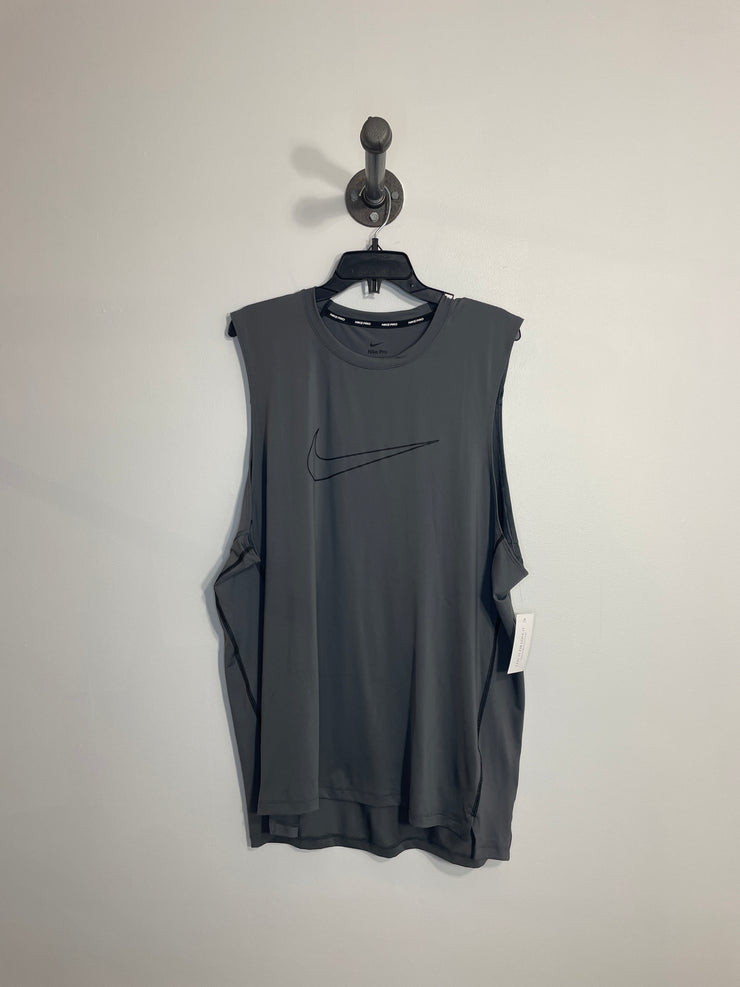 Camiseta sin mangas Nike Dri-Fit gris