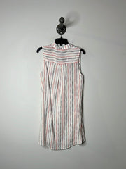 Hem & Thread Wht Stripe Dress