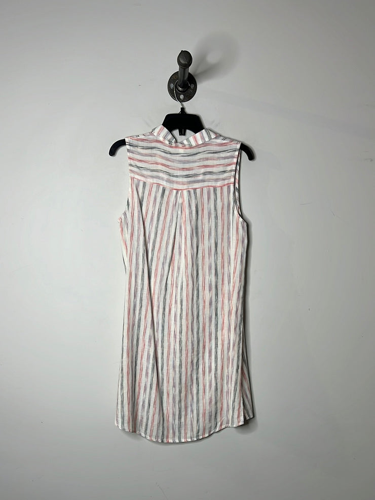 Hem & Thread Wht Stripe Dress
