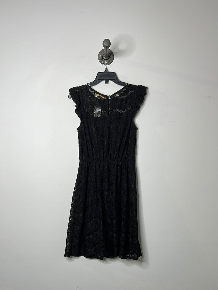 Monteau Black Lace Dress