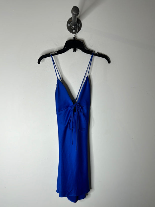 Dynamite Blue Open Back Dress