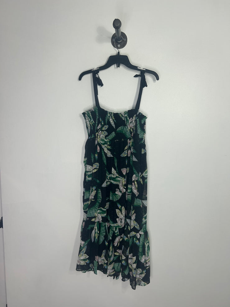 Maette Black Tropical Dress