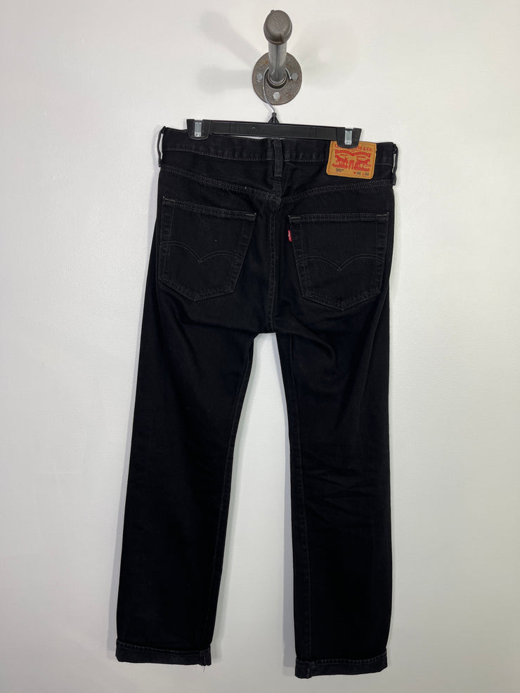 Levi's Black Straight Jeans