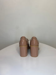 Fioni Mauve Heel Loafers