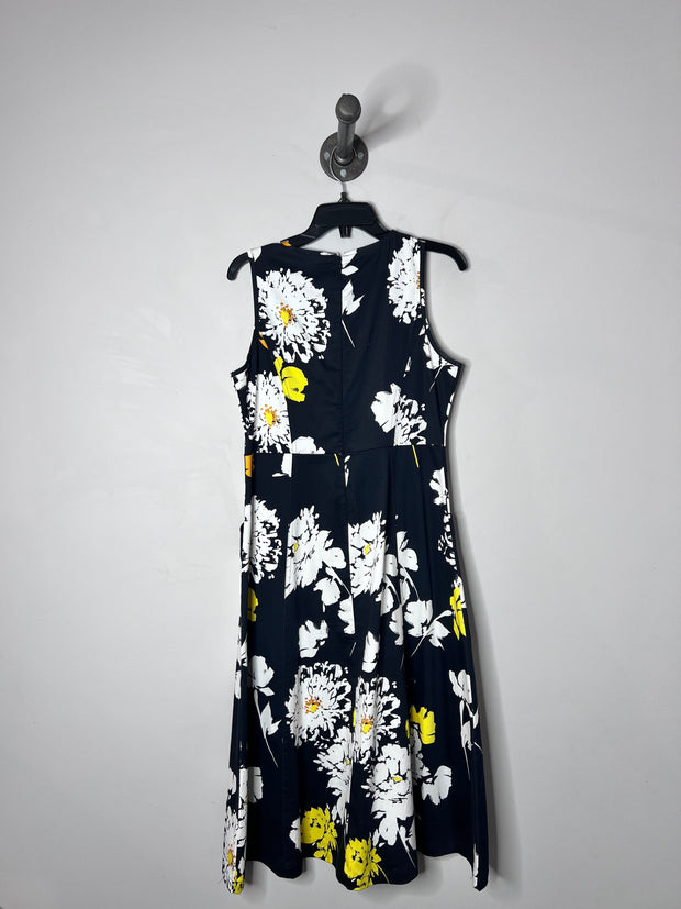 Dolcezza Blk/Wht Floral Dress