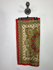 Hudson's B. Rd/Ylw Satin Scarf