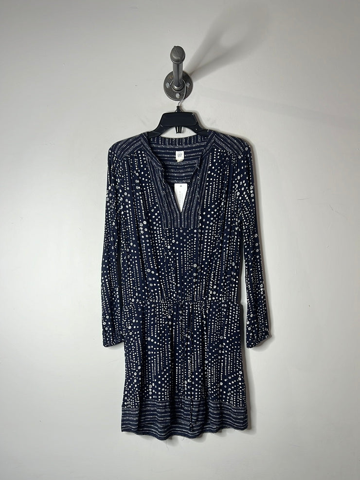 Gap Navy/Wht Lsv Dress