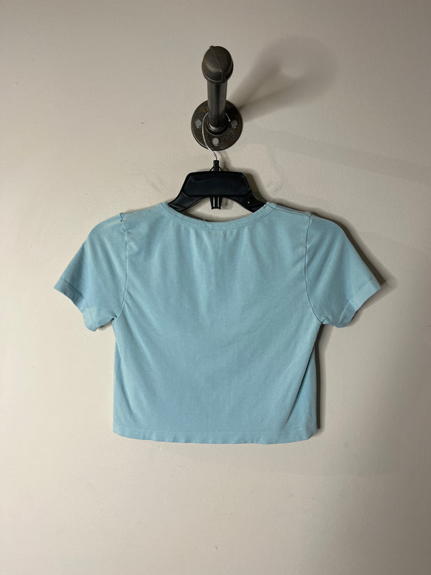 C'est Moi Blue Cropped Tee