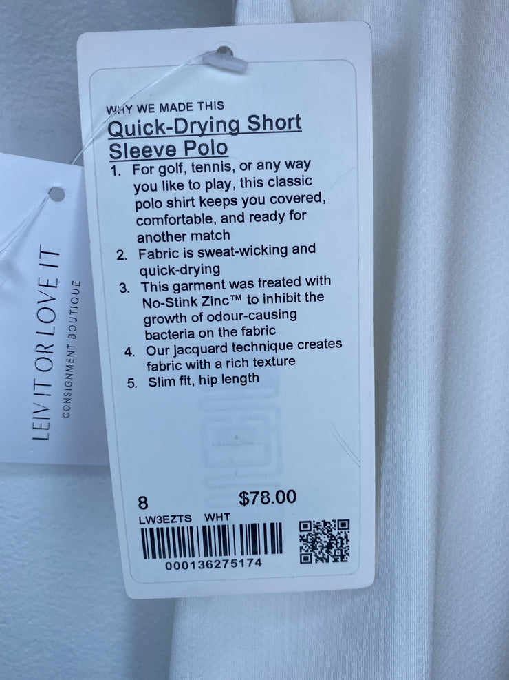 Lululemon White Polo T-Shirt