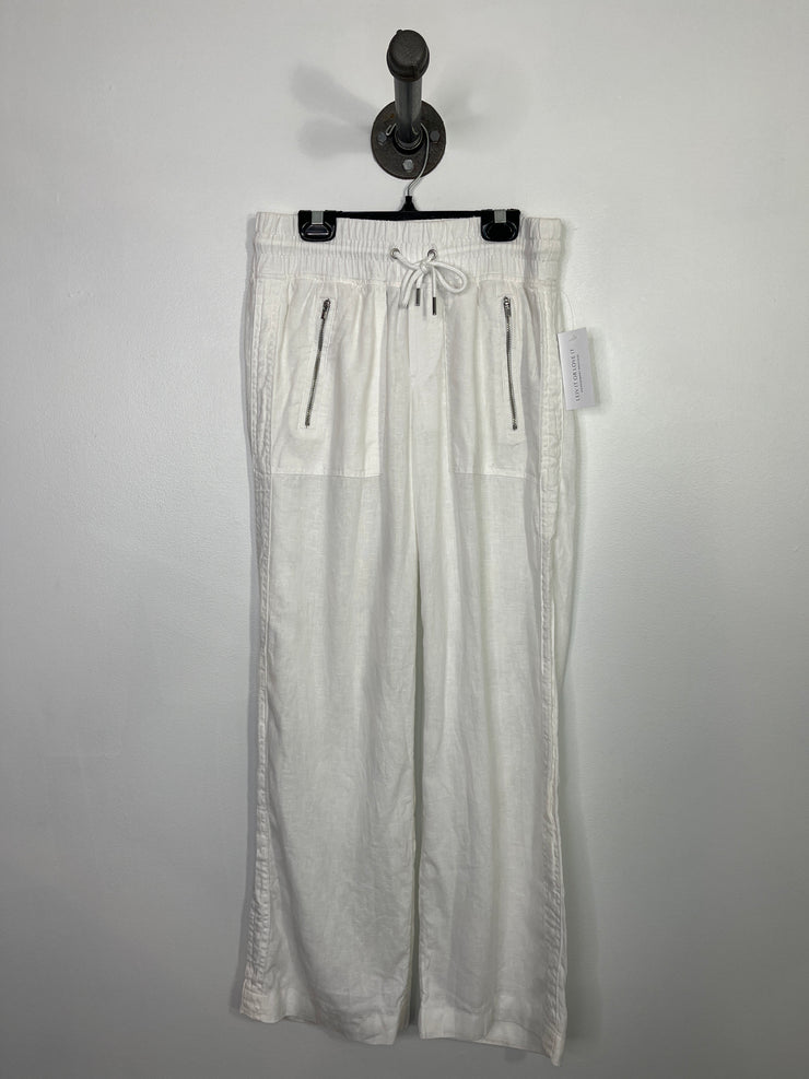 Athleta White Linen Pants