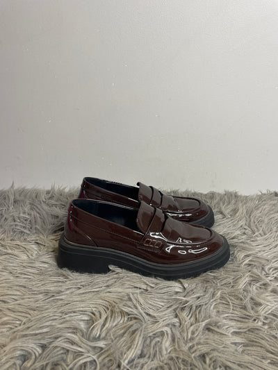 Only Brown Glossy Loafers