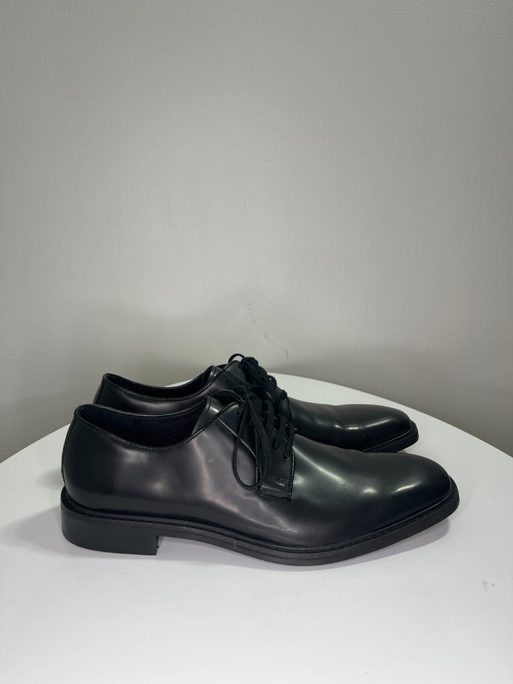 Ken C. Blk Leather Dress Shoes