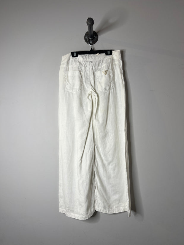 Guess White Linen Pants