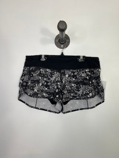 Lululem.Blk/Wht Pattern Shorts