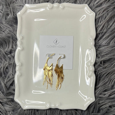 Gold Plated Fringe Earrings