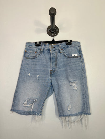 Levi 501 Light Wash Dad Shorts