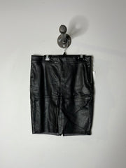 Vero Moda Black Leather Skirt