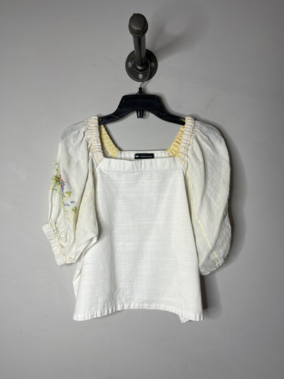 MaudeVintage White Detail Top