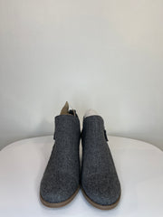 Toms Grey Wedge Heel Boots