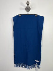 Cusbendale Blue Wool Scarf