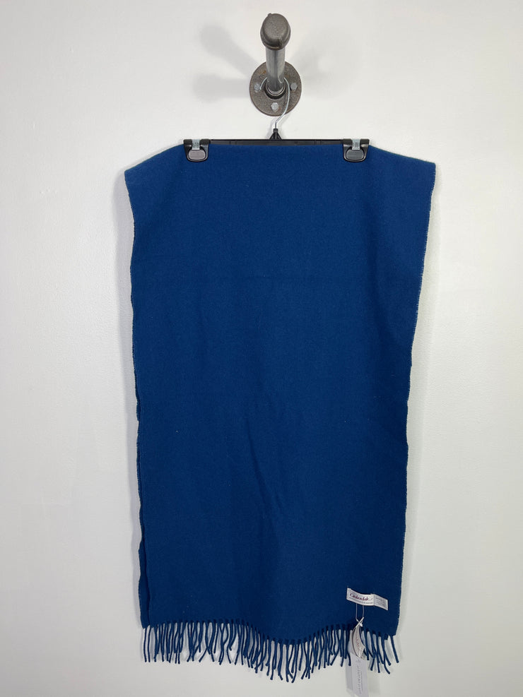 Cusbendale Blue Wool Scarf