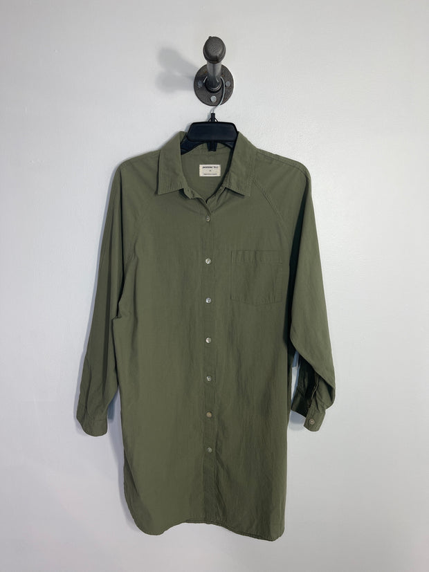 Jackson Rowe Long Green Blouse