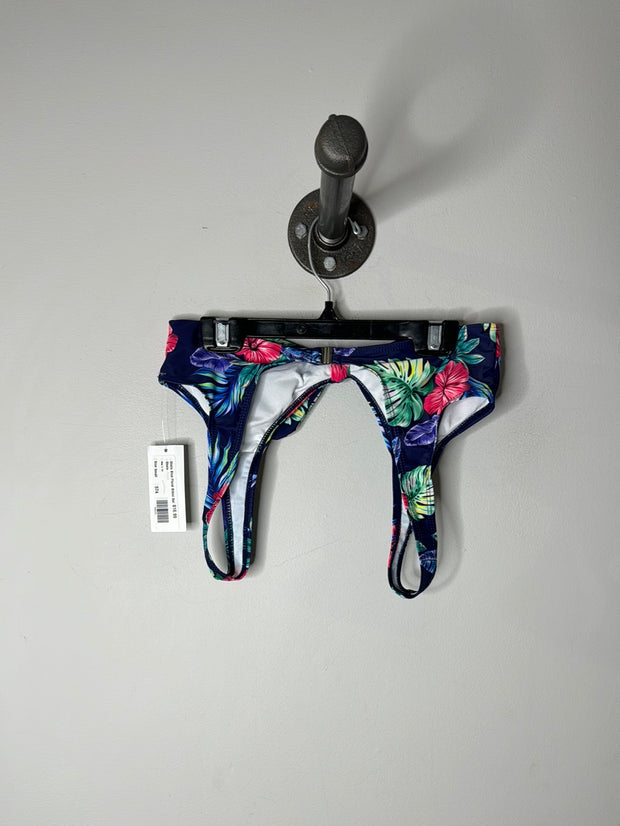 Shein Blue Floral Bikini Set