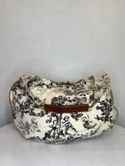 Miss Albright Crm/Blk Hobo Bag