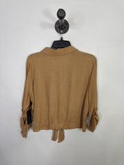 Black Tape Brn Button-Up Shirt