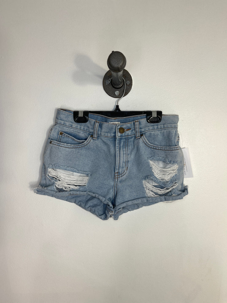 Billa Bong Ripped Denim Shorts