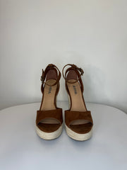 Just Fab Brown Wedges