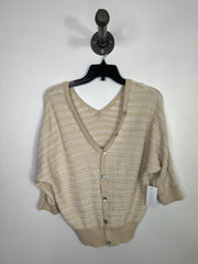 No Brand Beige Knit ButtonUp