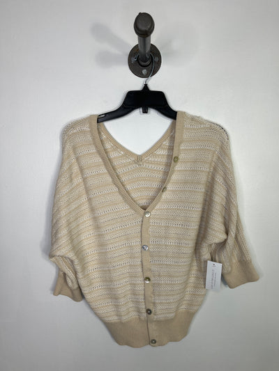 No Brand Beige Knit ButtonUp