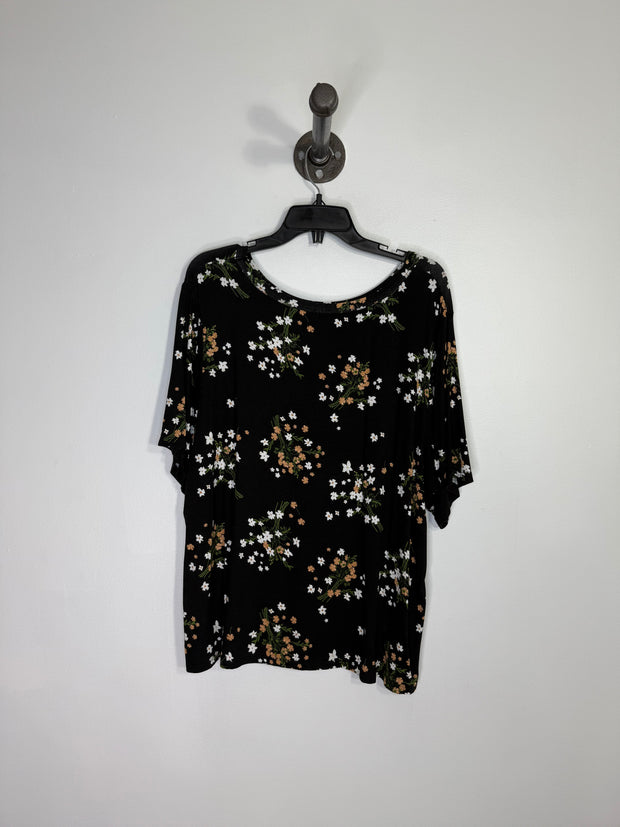 Kismet Black Floral Top