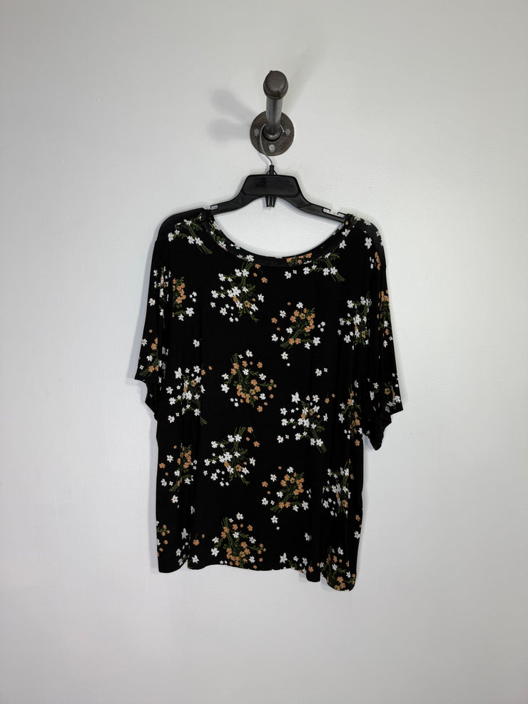 Kismet Black Floral Top