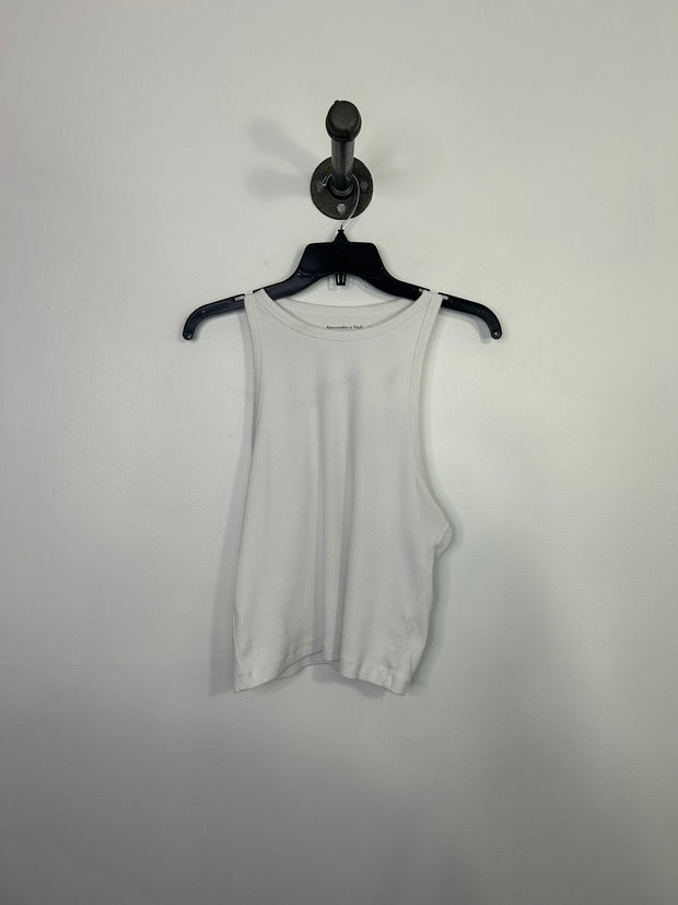 Abercrombie & F White Tank