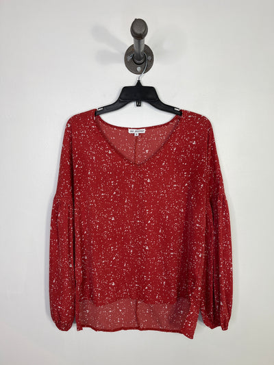 Ris Marie Red Speckle LngSLv