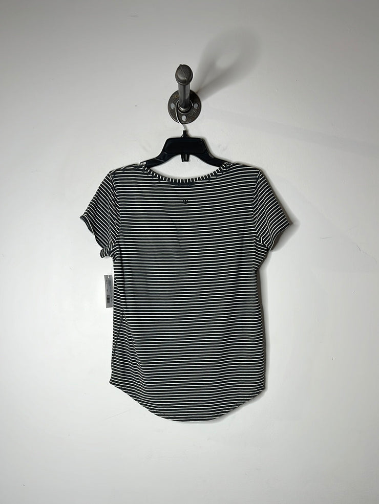 Lululemon Grey Stripe T-Shirt