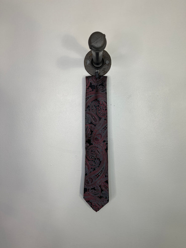Pronto Uomo Rd/Blk Pattern Tie
