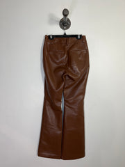 Babaton Brown Leather Pants