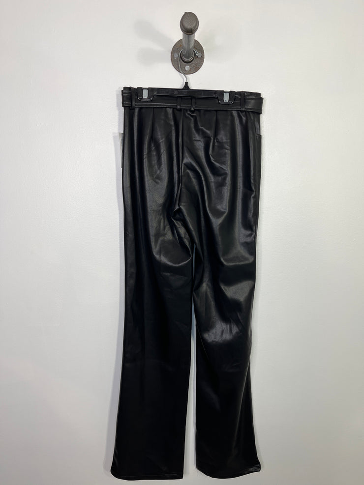 Fashion Nova Blk Pleather Set