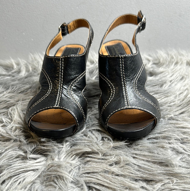 Clarks Artisan Black Heels