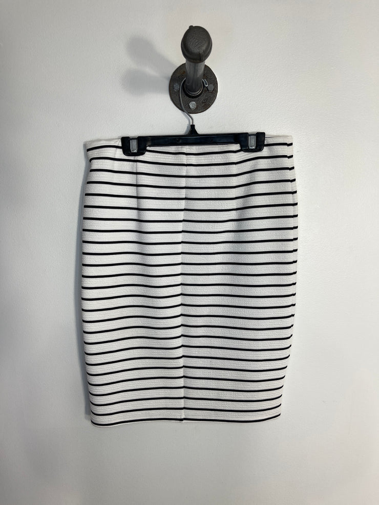 Dynamite Wht/Blk Stripe Skirt