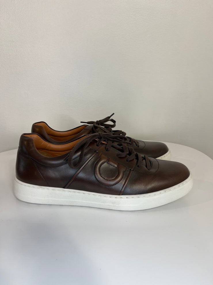Salvatore F. Brown Sneakers